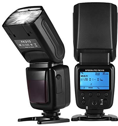 Andoer Universal Wireless Camera Flash Light Speedlite GN33 LCD Display for DSLR Cameras