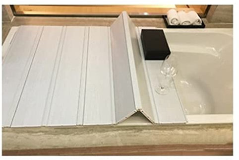 Badewannenbretter Badewannenabdeckung 80cm Breit, Badewannenablage, Klappbares Staub- Und Wasserdichtes PVC-Isolierbrett, Leicht Zu Reinigen (Size : 80x133x1.1cm)