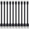 Short Micro USB Cable 10-Pack Bulk 1ft Flat, USB A to Micro USB Data Charger Cord