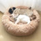 HOJKOUD Hundebett，hundekörbchen，katzenbett,waschbares hundebett,Flauschiges hundebett für große, mittelgroße & kleine Hunde. (Hellbraun, 80CM)