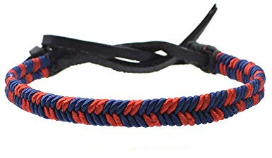 BDM Unisex geflochtenes Barcelona-Fußball-Armband für Männer oder Frauen Fans Teams