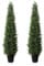 Fopamtri Artificial Plants Outdoor 150 cm Cypress Tree Fake Plants Plastic in Pot, UV Rated Cedar Tree for Indoor Outdoor Home Garden Porch Decor(2 Pack)