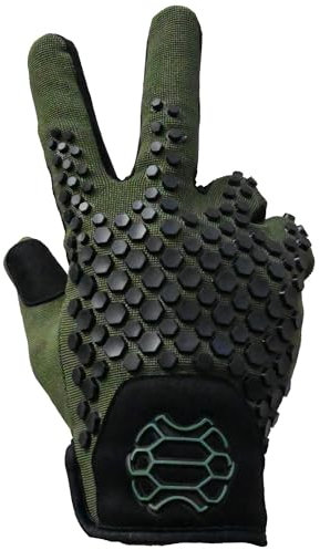 Mycl Turell MX MTB Fahrrad & Motorradhandschuhe Herren - AlpinHill - verstellbar, atmungsaktiv, Touchscreen-fähig - Fahrradhandschuhe Herren - Mountainbike/Motorrad (Polyester grün, XL)