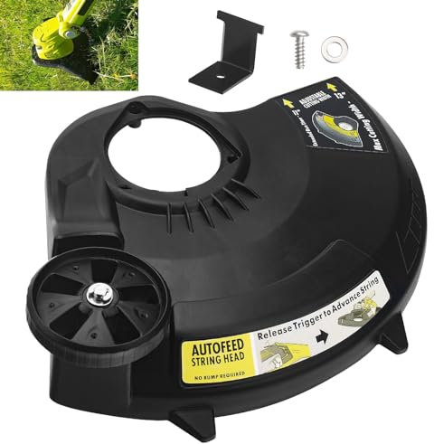 1 x 351122001 String Trimmer Guard Assembly & 1 x String Trimmer Line Knife Cutter Blade Set Compatible with Ryobi P2008 P2080 P2008VNM