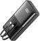 70000mAh Solar Wireless Power Bank Built in 2 Cables and Hand Crank, Portable Charger 30W Fast Charger 6 Outputs & 4 Inputs External Battery Pack with Bright Flashlight and Compass