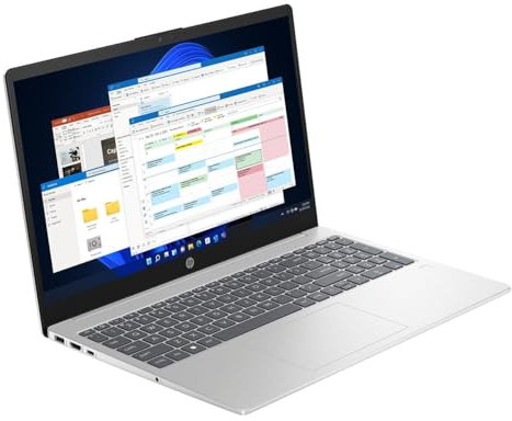 HP Laptop PC 15-fc0008na | AMD Ryzen 5-7520U Processor | 8GB RAM | 256GB SSD | AMD Radeon GPU | 15.6 inch Full HD 16:9 display | Windows 11 Home | Silver