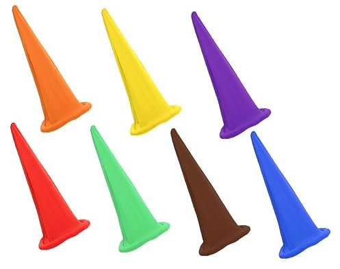 COSMEVIVI Halloween Gnome Hut Weihnachten Kappe Zwerg Kostüm 7 Stücke Zwerg Hut Prop Für Bühne