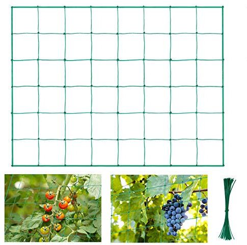 YAOZUP Filet à Plantes grimpantes, Filet de Treillis, pour récolte de concombres, Légume, Vignes, Plantes Grimpantes (1.8m x 5m)
