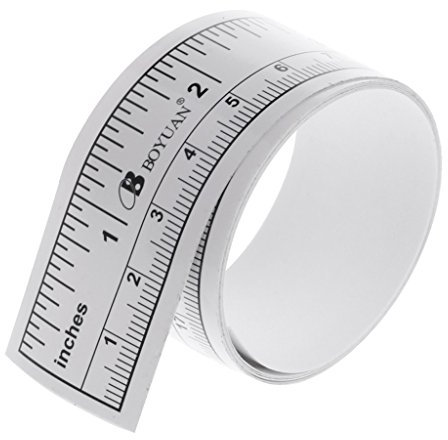ROYJJ 90cm Adhesive Metric Measure Tape Ruler For Sewing Machine Sticker Self-adhesive ruler