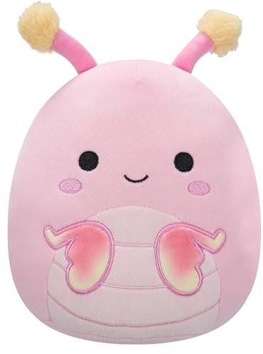 Squishmallows Jazwares SQCR07637 - Guinevere die rosa Gottesanbeterin 19 cm, offizielles Plüsch, superweiches Kuscheltier