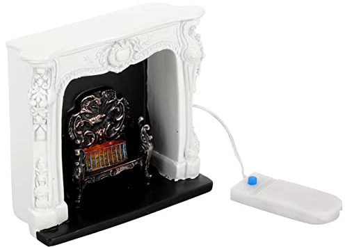 TOYANDONA Miniatur Kaminofen Modell Aus Resin Für Puppenhaus Dekoration Realistische Möbel Für DIY Miniaturhäuser Und Mikro-landschaften