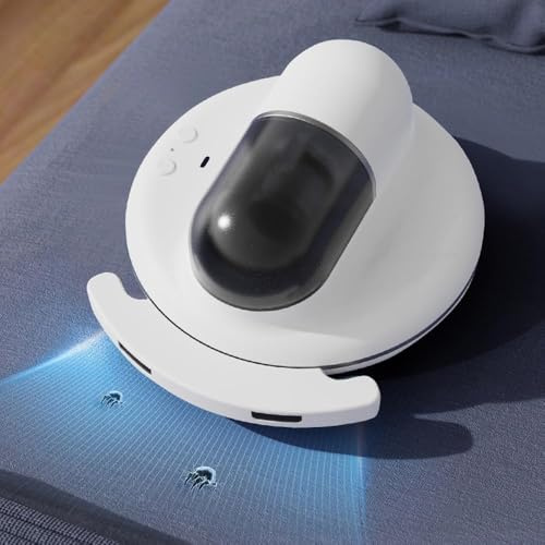 Yaasier Milbensauger für matratzen mit UV-Licht & Heißluft, Automatischer Milbenstaubsauger Intelligente Sturzprävention, entfernt 99,9% Matratzenreiniger für Matratzen, Betten, Sofa