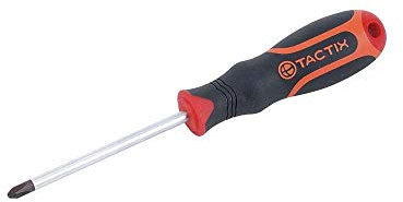 Tactix 205032 number-0 Phillips cacciavite, 75 mm/7,6 cm, nero/arancione