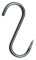 Dagema Edelstahl Fleischhaken S-Form, 10x, 120/5mm, Modern, Wandmontage, Metzgerhaken