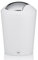 Kela 22271 Marta Poubelle de Salle de Bain avec Couvercle à Bascule Plastique Blanc 1,7 L