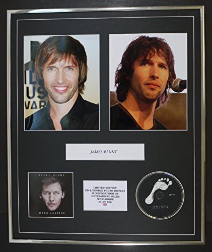 James Blunt / CD & Double Photo Display / LTD. Edition / COA / Moon Landing