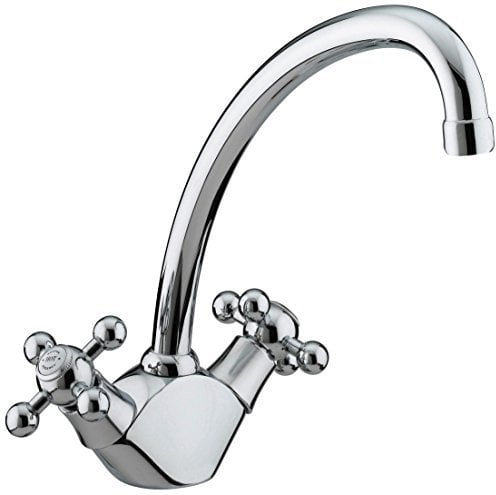Bristan RG SNK EF C Regency Easyfit Kitchen Sink Mixer Tap with Swivel Spout, Chrome