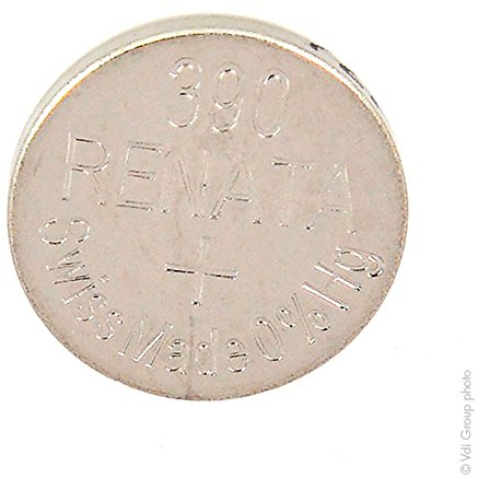 Renata/Swatch Group - Pila bottone ossido d'argento 390 RENATA 1.55V 80mAh