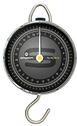Saber 27kg 60lb Specimen Weigh Scales Carp Coarse Fishing Weighing Dial Scale