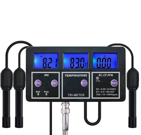 7-in-1 Multimeter Parameter Tester Leitwert Wasserqualität Leitfähigkeit Aquarium Pool Teich P34