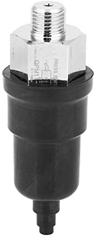 Luftkompressor-Druckschalter Membrandruckschalter Einstellbarer Luftdruckregler-Schalter Schließer Pneumatisch Einstellbarer QPM11-NO-Schalter G1/4in IP54 AC220V 48VAC/DC