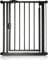 Bettacare Auto Close Stair Gate, 68.5cm - 75cm, Matt Black, Narrow, Narrow Pressure Fit Safety Gate, Baby Gate, Safety Barrier for Doors Hallways and Spaces, Easy Installation