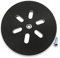 Poweka Disque Abrasif 150 mm Plateau Ponceuse Compatible avec Bosch GEX 150, GEX 150 AC, GEX 150 Turbo Ponceuse Dureté