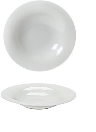 SATURNIA 5616130 Piatto B-Bowl Napoli in Porcellana, Bianco, Cm 30, Porcelain