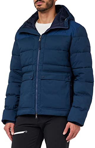 Schöffel Herren Insulated Jacket Boston M, sportliche Winterjacke mit Kapuze, wasserdichte und windabweisende Outdoor Jacke, moonlit ocean, 46