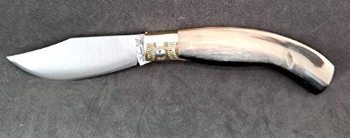is lunas Coltello Da caccia Sardo PATTADA Artigianale TASCABILE MANICO IN CORNO SARDEGNA da COLLEZIONE Coltelli sardi artigianali coltellino fatto a mano