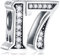 17 Birthday Charms fits Pandora Moment Bracelet, 925 Sterling Silver 17th Anniversary Beads with CZ Birthstones, Number 17 Years Old Gifts for Christmas/Thanksgiving Day