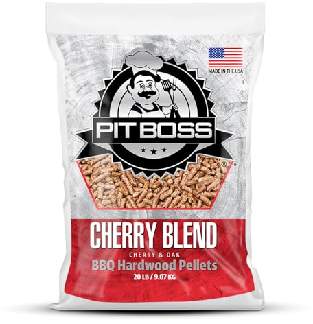 Pit Boss 20 lb Cherry Blend Hardwood Pellets, 9 kg, ohne Zusatzstoffe
