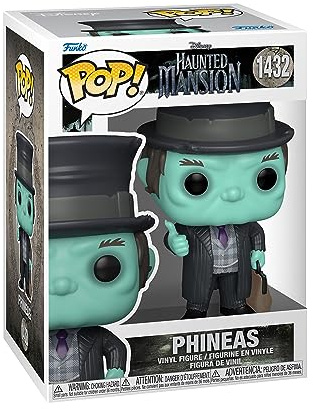Funko POP! Disney: The Haunted Mansion - Phineas | Official Comedy Merch - Collectable Vinyl Figurine for Shelf Display - Birthday Gift Idea for Fans and Collectors