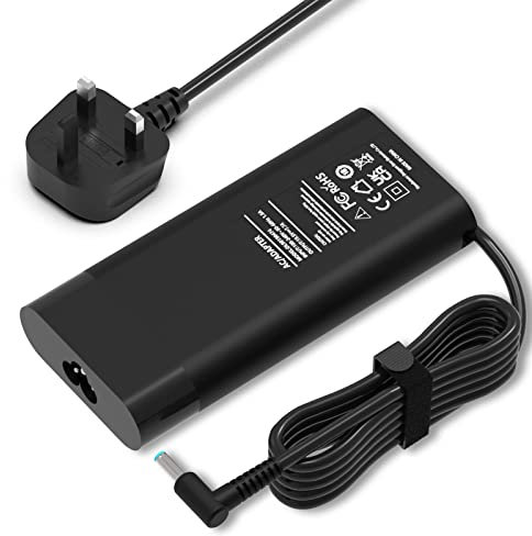 150W Laptop Charger Compatible with HP Pavilion Gaming 15 17 OMEN 15 17 ZBook 15 G3 G4 G5 917677-003 917649-850 TPN-DA09 TPN-CA11 TPN-DA03 775626-003 776620-001 Laptop Power Adapter Cord(4.5mm* 3.0mm)