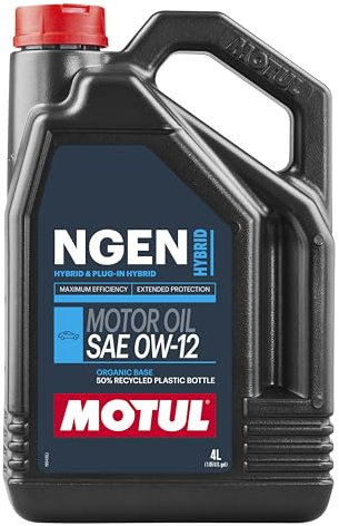 Motul Lubricating Oil for Hybrid Engines Ngen 0W12 4 Litres