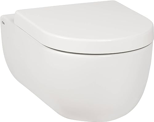 Clou Hängematte Wand-WC randlos ohne Sitz 36,8x56 cm weiß