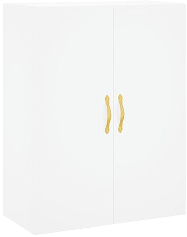 vidaXL Wandschrank Weiß 69,5x34x90 cm