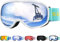 Supertrip Skibrille Kinder, Anti-Fog 5-15 Jahre Kinder Skibrille UV-Schutz, Kids Snowboardbrille für Jungen Mädchen Teenager für Outdoor Aktivitäten Windschutz Schlagfest Helm kompatibel Augenschutz