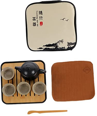 Cabilock 1 Juego De Té Teteras Japonesas Decoración De Cerámica Mini Tetera Casa De Té Tetera Kungfu Chino Tetera Té De Cerámica Tetera Regalos Hechos A Mano Cerámica De Viaje Taza