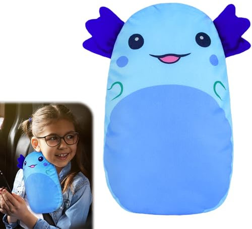 MHJY Gurtpolster Auto Kinder Gurtkissen Autogurt Polster Schlafkissen Plüschiger Gurtschutz Kissen Nackenstütze Kopfstütze Pad für Reisen Mädchen Jungen