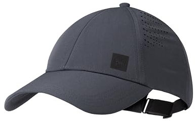 BUFF®| Kappe Summit Männlich Weiblich Erwachsene Verstellbar, Atmungsaktiv, UPF50, Komfortabel, Qualität, Leicht, Flexibel, S/M, Bleu Ash