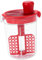 JISADER Mélangeur Manuel de Vinaigrette, Shaker Pratique pour Vinaigrette, Séparateur D'œufs pour Assaisonnement, Cuisine de Restaurant, Rouge