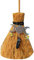 Yzdysg Besen Mit Anhänger Hexe Besenstiel Ornament Halloween Anhänger Für Party Tisch Hängen Anhänger Zubehör