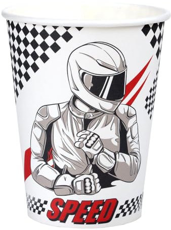 Santex 8829-99, Lot de 10 Gobelets Formule 1 Racing 25cl