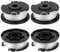 BESPOTCL 4 Stück Ersatzfadenspule für Einhell GE-CT 18/28 Li, Kompatibel mit Akku-Rasentrimmer GE-CT 18/260 Li & GE-CT 18/28 Li TC, Nylon Trimmerfaden 1,6mm x 5m, Rasentrimmer Zubehör