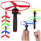 JOINPAYA 1ensemble Disque Volant Plastique avec Corde De Tirage De Disques Volants pour Jouet Extérieur Interactif pour Fête Et Activités Plein Air