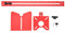 Respicefinem 4 en 1 Router Jig Circle Cutting Groove Milling Edges Trimming Backer Bracket versátil carpintería ranurado herramienta de localización profesional para entusiastas de carpintería