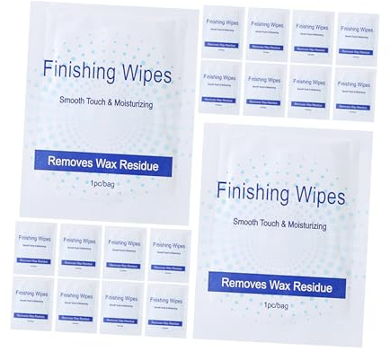 HONITANO Soothing Post Wax Wipes with Glycerin 30pcs Removes Residual Wax Effectively for Skin for Post-wax Care and Travel Use
