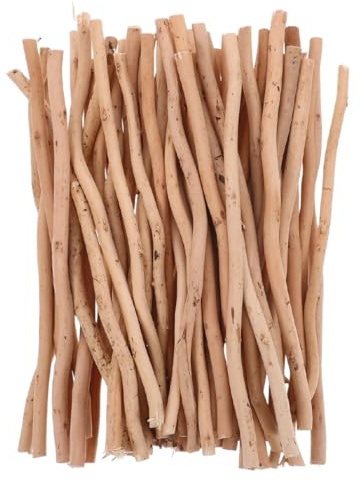 50 Birkenstangen für Selbstgemacht Bastelarbeiten und Dekoration | Getrocknete Zweige, Rustikaler Look, für Kränze und Girlanden, 30cm, Naturbelassen