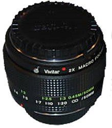 Vivitar 2 x Macro Enfoque – Conversor de objetivo para Olympus